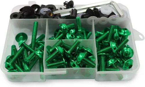 Vista 11 de Kits de carrocería 195 piezas de tornillos de fijación de pernos de carenado para Yamaha R1 R6 R3 FZ1 FZ6 FZ8 FZ8 FZ07 FZ09 MT03 MT07 MT09 MT10 XJ6