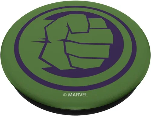 Vista 2 de Marvel Hulk Fist Tonal Green Icon, PopSockets Grip and Stand for Phones and Tablets
