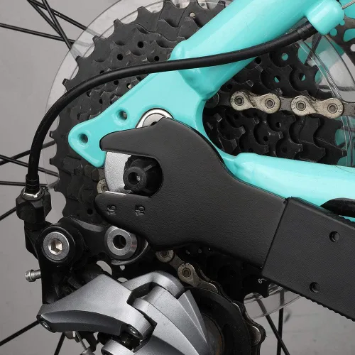 Vista 5 de QKURT Llave de pedal de bicicleta, llave de pedal de bicicleta, herramienta de reparación de ciclismo de doble cara para ciclismo, bicicleta