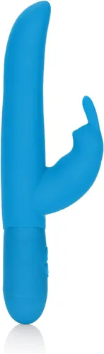 Vista 5 de CalExotics Posh - Conejito de silicona de 10 funciones, azul (SE-4540-10-3)