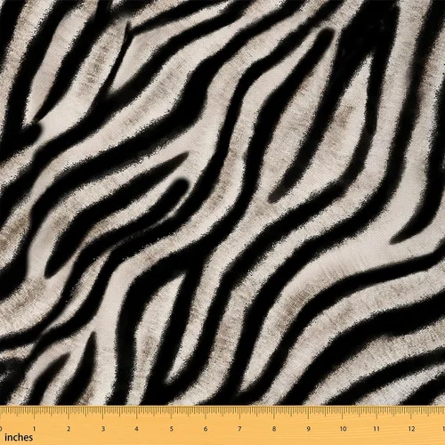 Vista 50 de Castle Fairy - Tela con estampado de rayas de piel de animal, Zebra, Cebra, Serpiente, Tigre, DIY, manualidades, estilo retro, decorativa