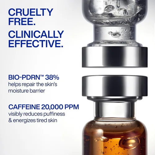 Vista 7 de IOPE BIO-PDRN Suero Shot de Cafeína 38% PDRN vegano a base de plantas y 20,000 ppm de cafeína y niacinamida en una botella, rellenando la piel