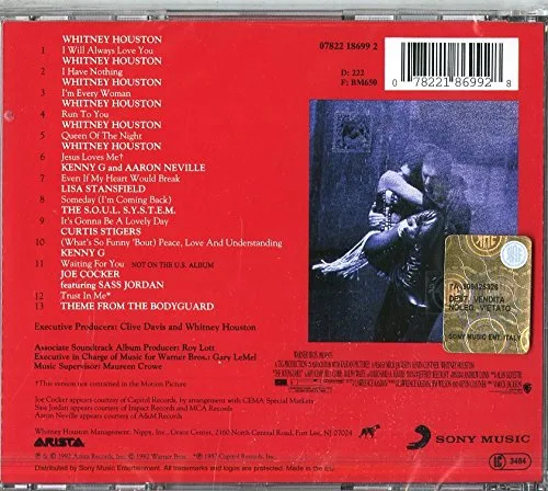 Vista 2 de The Bodyguard Álbum original de la banda sonora