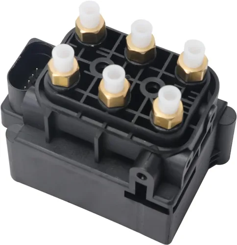 Vista 2 de SHOWSEN Bloque de válvula electromagnética del compresor de la suspensión del aire 68087233AA compatible con Jeep Grand Cherokee 2011-2017