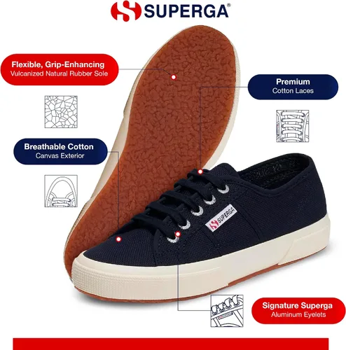 Vista 39 de Superga Tenis clásicos unisex para adultos 2750-cotu