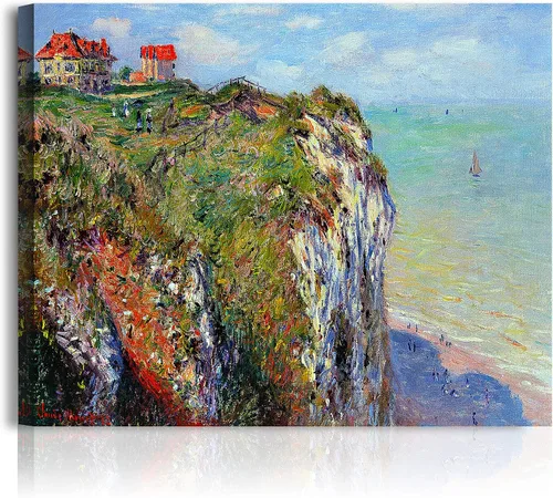 Vista 181 de A&T ARTWORK Antibes Seen from The Salis Gardens de Claude Monet Las Obras de Arte Clásico Mundial Reproducciones, Impresiones de Arte en Lienzo
