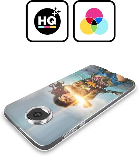 Vista 2 de Head Case Designs Officially Licensed Wonder Woman Movie Bracelets of Submission Posters Soft Gel Case Compatible with Moto E7 Power/Moto E7i Power