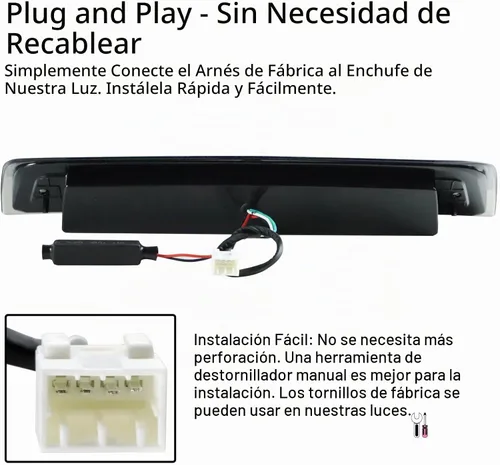Vista 4 de Tresound Tercera luz de freno LED para Dodge Ram 1500 2500 3500 2009-2017 Luz de carga