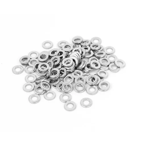 Vista 15 de uxcell Arandela plana sellada de acero inoxidable M1.0.236 x 0.012 in para tornillo de perno 100Pcs