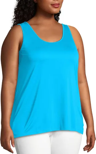 Vista 3 de JUST MY SIZE Women's Cooldri Performance Scoopneck Tank Top