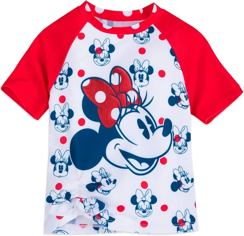 Vista 3 de Disney Minnie Mouse Set de baño de lujo con lunares rojos para niñas