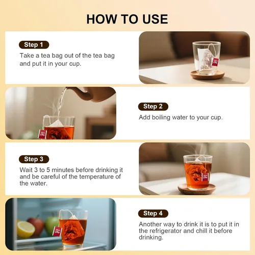 Vista 5 de Té de Ginseng Ten Treasures, mezcla avanzada de té de hierbas chinas con ginseng, goji, dátiles rojos y 7 hierbas más, fórmula más completa que
