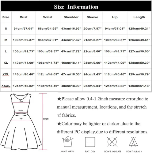 Vista 3 de perfectbot Dress for Women Independence Day Dress Summer American Flag Short Sleeve Pocket Crew Neck Flowy Midi Dresses