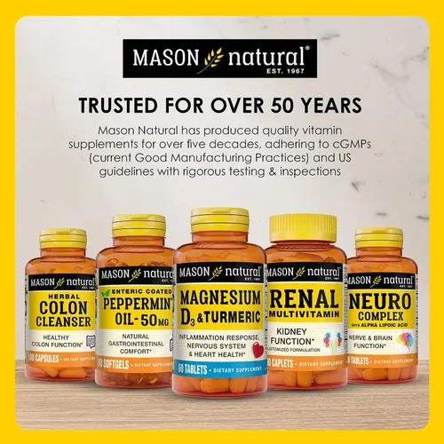 Vista 7 de MASON NATURAL Glucosamina condroitina 1500/1200 con vitamina C, apoya la salud de las articulaciones para una flexibilidad y movilidad normales*