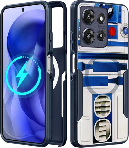Vista 164 de Funda para Moto G 5G 2024 – Compatible con MagSafe para mujeres y niñas, bonita funda protectora magnética para teléfono, diseño femenino Kawaii