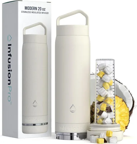 Vista 17 de Botella de agua Infusion Pro con infusor de frutas - Aislada al vacío (20 oz) de acero inoxidable : Libro electrónico de recetas de infusión