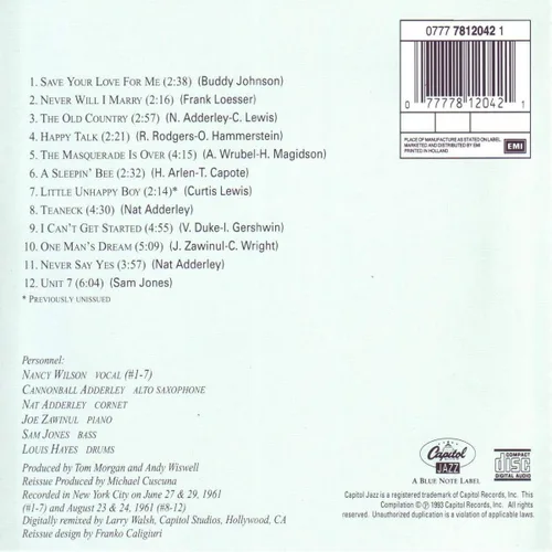 Vista 2 de Nancy Wilson & Cannonball Adderley