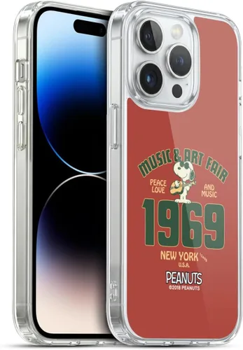 Vista 191 de Head Case Designs Funda de gel suave con licencia oficial de Peanuts Freak Flag Fly Woodstock 50th compatible con Apple iPhone 7 Plus/iPhone 8 Plus