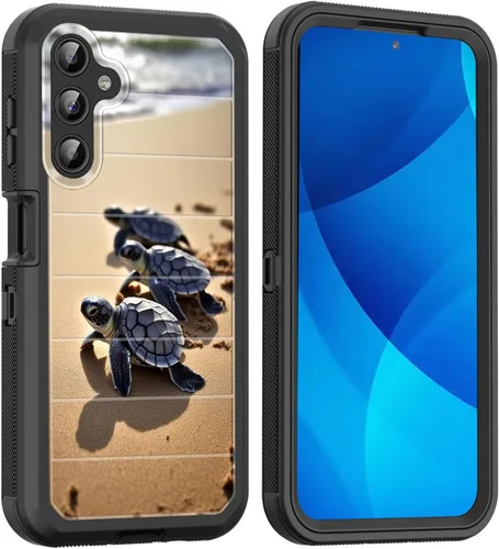 Vista 13 de Funda para Galaxy A15 5G, cuerpo completo, protección contra caídas, a prueba de polvo, resistente de 3 capas, militar, resistente, duradera