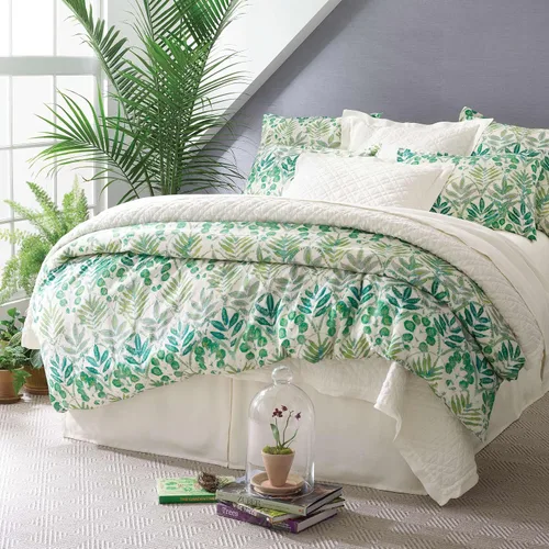 Vista 5 de Pine Cone Hill Washed Linen Quilted Sham Marfil
