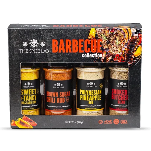 Vista 9 de Juego de 4 tarros cocteleros para asar a la parrilla, condimentos premium para parrilla, juego de accesorios para barbacoa, imprescindible para cada