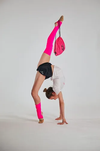 Vista 7 de Swirl&Twirl Calentadores de piernas Calcetines de estribo por encima de la rodilla Ideal para ballet, danza y gimnasia rítmica Material único