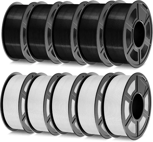 Vista 37 de TECBEARS PETG Filament 1.75mm, 1kg Black Negro