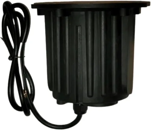 Vista 13 de Ironsmith Foundary Series™ Solid Brass Half Moon Cover In-Ground Well Light – Complete 12V Landscape Fixture w/ MR16 LED (3000K 38°), Waterproof
