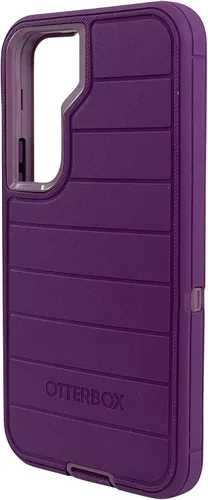 Vista 3 de OtterBox - Defender Series Pro - Carcasa rígida para Samsung Galaxy S22 (no modelos S22 Plus o Ultra) (morado feliz)