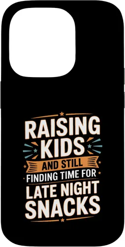 Vista 17 de Raising Kids and Still Finding Time for Late Night Snacks Case for iPhone 17
