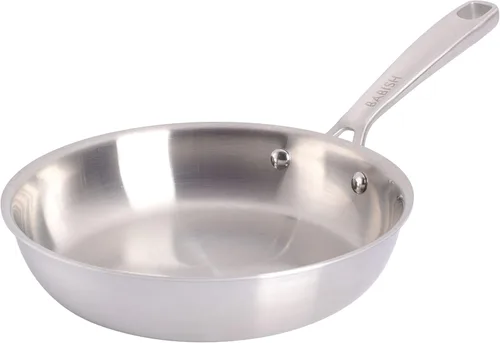 Vista 8 de Babish Sartén de Acero Inoxidable de Tres Capas de 10 Pulgadas – Sartén Profesional para Sellar, Saltear y Cocinar Cotidianamente