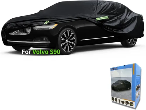 Vista 18 de Ajuste personalizado para cubierta de auto Volvo, impermeable, para todo tipo de clima, protección UV, resistente al viento, para exteriores