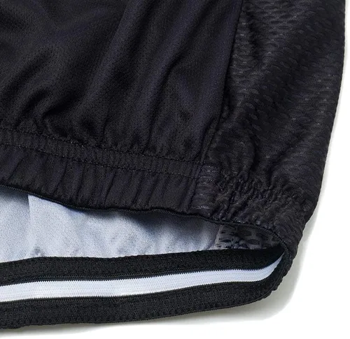 Vista 7 de Pohoopo Maillot de ciclismo para hombre, manga corta, cremallera completa, transpirable, de secado rápido