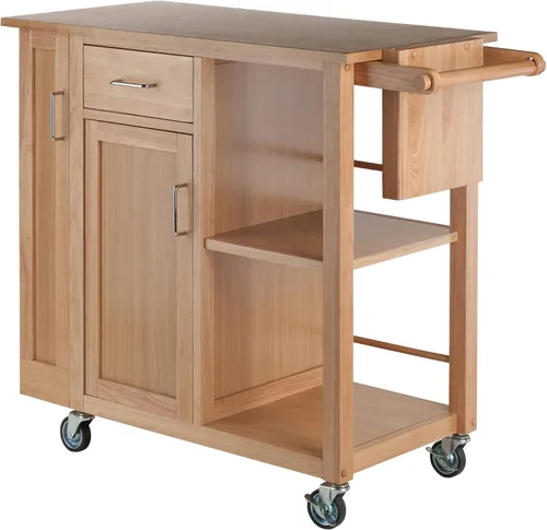 Vista 2 de Winsome 89443 Douglas Cart Kitchen, Natural 42.52x18.98x35.35