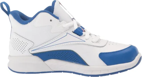 Vista 6 de Reebok Zapatos de baloncesto More Buckets para niño, BlancoAzul vectorialRojo vectorial