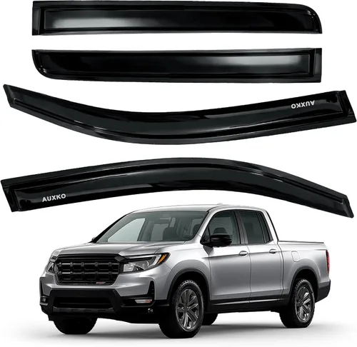 Vista 35 de AUXKO Protectores de lluvia para BMW X3 2018-2024 2025, 4 piezas de accesorios para viseras de ventilación de ventana, protector de lluvia con cinta