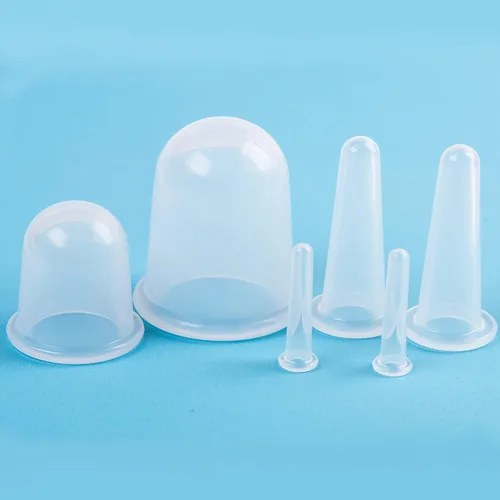 Vista 8 de COOL & FRESH Vasos de silicona al vacío anticelulitis para masajes – Juego de 6 piezas para masajes corporales, normales corporales, faciales