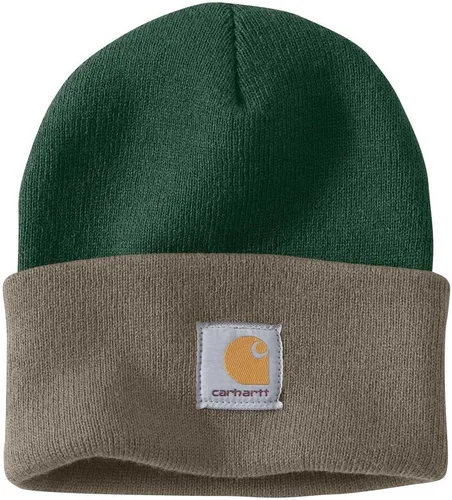 Vista 90 de Carhartt - Gorro de punto con doblez para hombre (Liquidación)