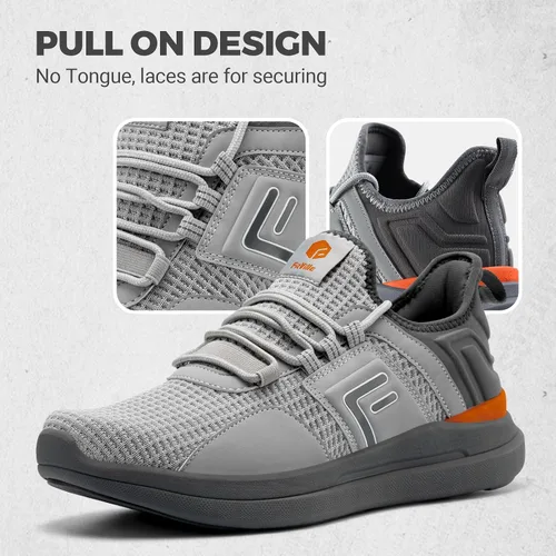 Vista 3 de FitVille Zapatos deportivos anchos para hombre con puntera ancha - Fresh Core