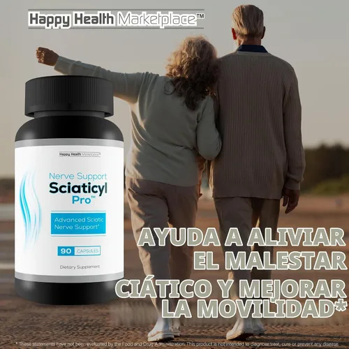 Vista 5 de Nerve Support Sciaticyl Pro - Fórmula mejorada - Nuestro mejor suplemento para el nervio ciático Soporte para la hinchazón - Flujo nervioso