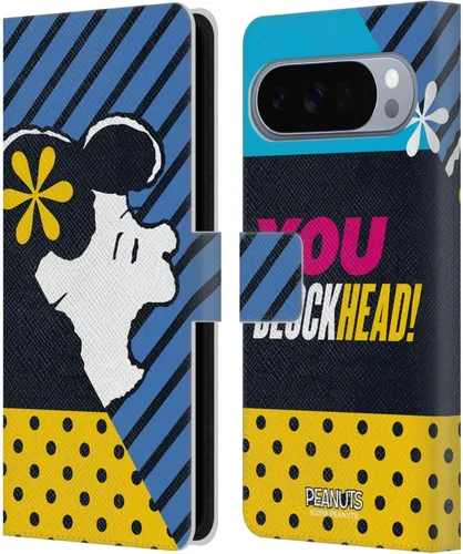 Vista 68 de Head Case Designs Officially Licensed Peanuts Charlie & Woodstock Nap Halfs and Laughs Leather Wallet Case Compatible with Google Pixel 8