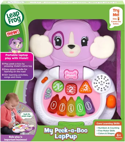 Vista 7 de LeapFrog My Peek-a-Boo LapPup, Violeta