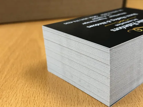 Vista 5 de Tarjetas de visita personalizadas, impresión a todo color de 2 caras, para pestañas, uñas y salón de belleza, 16 puntos (papel grueso de 350 gsm)