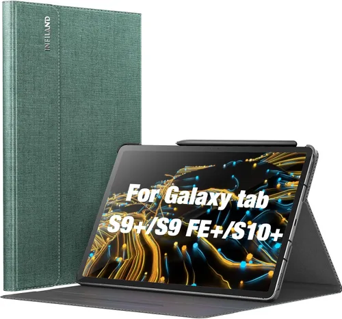 Vista 12 de INFILAND Funda para Galaxy Tab S10+ Plus 2024, S9+ Plus, S9 FE Plus, funda de soporte multiángulo compatible con Samsung Tab S10 Plus/S9 Plus/S9 FE