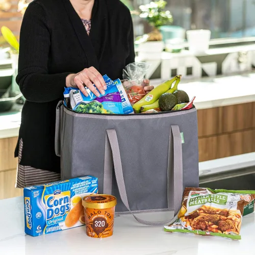 Vista 2 de Creative Green Life Bolsa enfriadora y bolsas aisladas para comestibles
