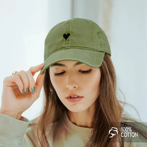 Vista 5 de ATTICUS Gorra de béisbol con poesía bordada, de algodón cepillado para mujer, ajuste unisex, talla única ajustable