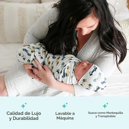 Vista 3 de Posh Peanut Conjunto de pijama de manga larga para niños hecho de viscosa Enzo