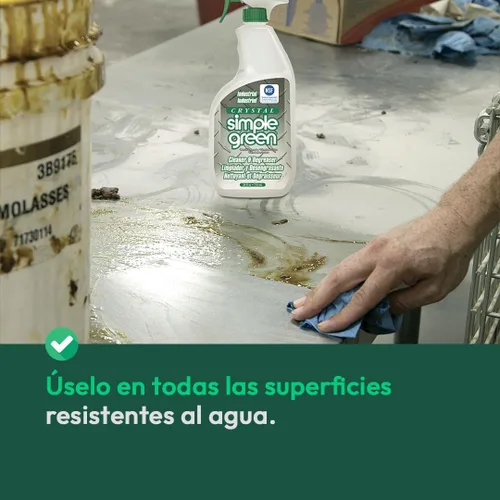 Vista 6 de Simple Green 19128 Limpiador/desengrasante industrial para cristal, botella de 1 galón