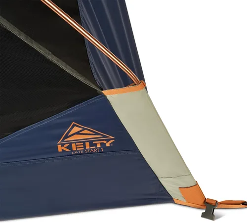 Vista 15 de Kelty Late Start Tienda de Mochilero – Tienda de Campaña Ligera para Dos Personas Refugio de Camping con Quickcorners, Postes de Aluminio, Mosca