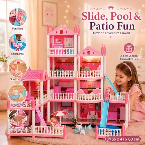 Vista 5 de Casa de muñecas para niñas